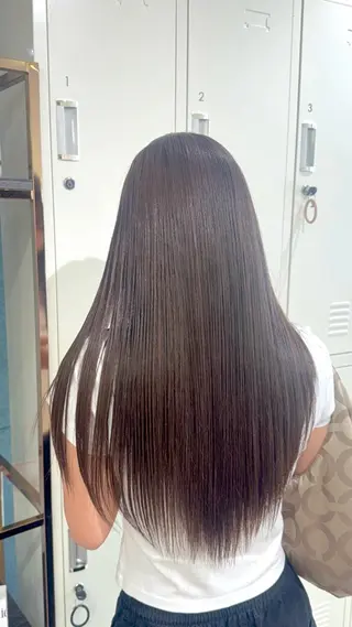 ロング レイヤー✂️ ハイトーン💖モテ髪のヘアスタイル