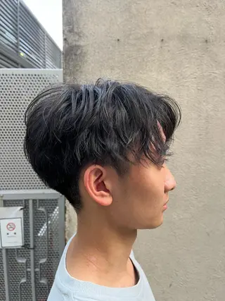 ショート パーマ メンズ 🏆メンズヘア特化 🥇代表りんぺーのヘアスタイル