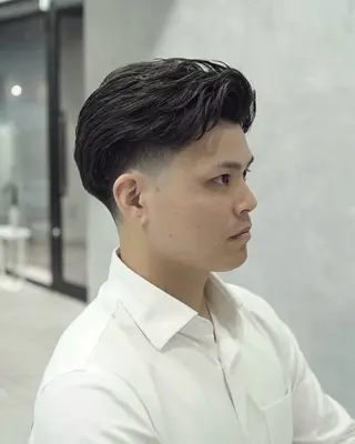 ショート パーマ メンズ GAKU 岳人のヘアスタイル