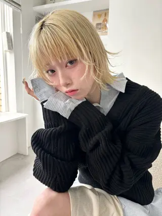 ショート カラー デザインレイヤー/ KOSUKEのヘアスタイル