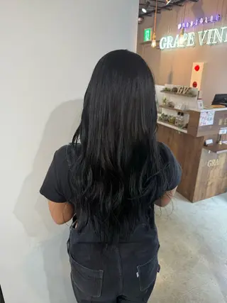 ロング カラー 篠田 舞のヘアスタイル