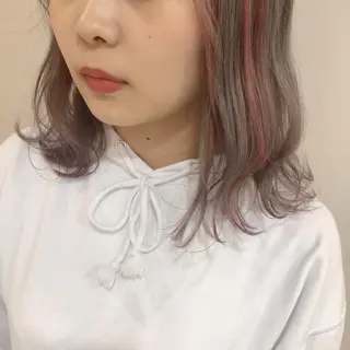 ロング カラー 似合わせ.ﾍｱｾｯﾄ 得意🌹井上美沙のヘアスタイル