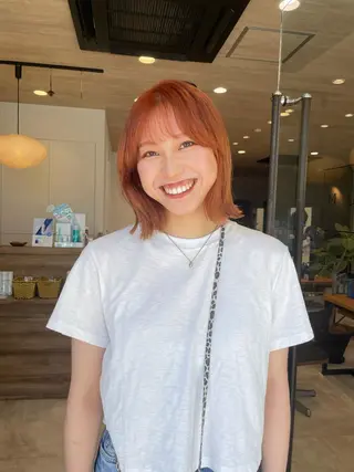 ショート カラー パーマ指名No1 /namiのヘアスタイル