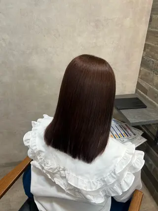 セミロング リエンスクレア川田 髪質改善/ブリーチのヘアスタイル