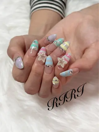 ネイル riri オーナーのネイルデザイン
