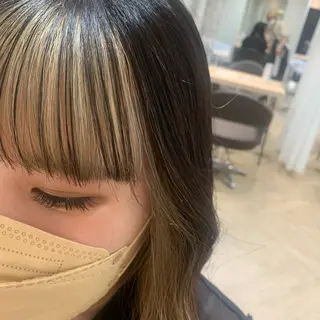 ロング カラー FRAME+なんば駅前店所属・砂野 真璃奈のヘアスタイル