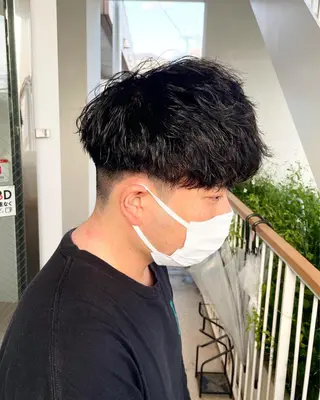 パーマ メンズ メンズモテパーマ💙 fuwaのヘアスタイル