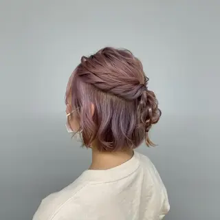 ヘアアレンジ Koto🌿 ブリーチなしカラーのヘアスタイル