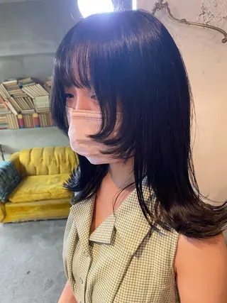 ミディアム カラー お任せヘア☘️☘️ 及川渚のヘアスタイル