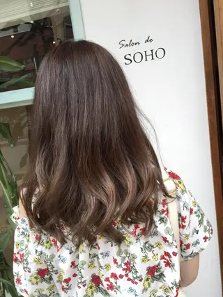 セミロング カラー ◇おの あすか◇のヘアスタイル