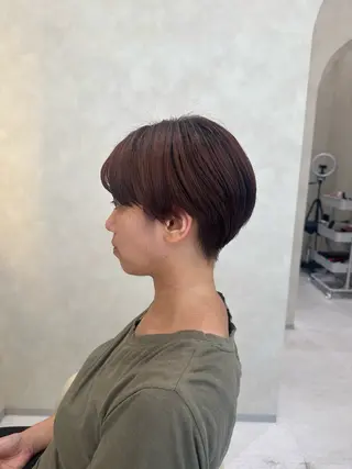 ショート 松浦 永里のヘアスタイル