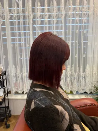 ショート 髪質改善×韓国風/小 顔レイヤー/早瀬櫻子のマツエク・マツパデザイン