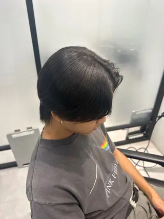 メンズ 曲がる縮毛矯正/ メンズパーマ森隆之介のヘアスタイル