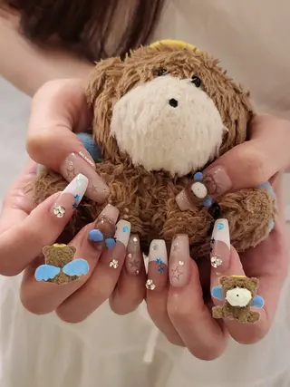 ネイル 3dパーツ/流行り 👧shushu❤️のネイルデザイン