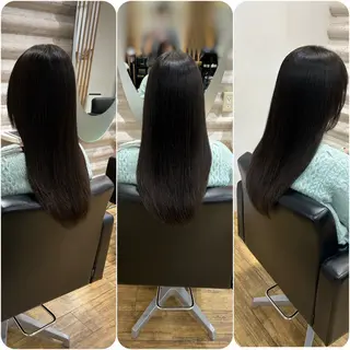 ロング カラー 『艶髪』で印象が激変 ！髪質改善専門KONのヘアスタイル