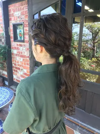 ヘアアレンジ MIZUKI🫧ྀི 韓国ヘアAFLOATのヘアスタイル