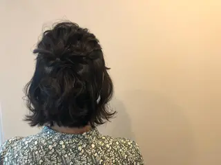 ミディアム ヘアアレンジ Hair&Make Nahoのマツエク・マツパデザイン