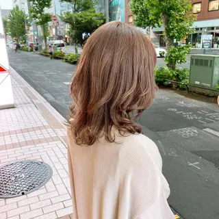 ロング カラー 大人っぽ韓国レディ レイヤー🤍渋谷のヘアスタイル