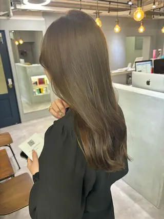 ロング カラー きよはらちさき🍑 柔らかカラー🌱🫧のヘアスタイル