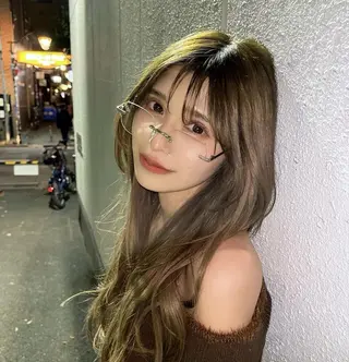 ロング カラー レイヤー/柔色 カラー/SAkiのヘアスタイル