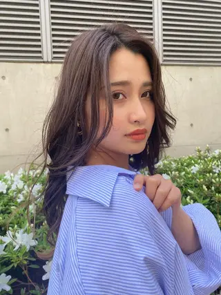 ロング カラー 苗代萌/ぷるツヤ髪 🫧／レイヤーカットのヘアスタイル