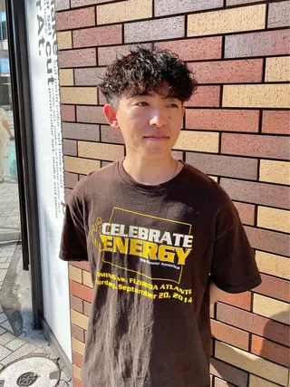 ショート パーマ メンズ grAt所属・森 真伊希のヘアスタイル