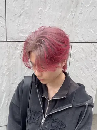 カラー メンズハイトーン 北斗💍レイヤーのヘアスタイル