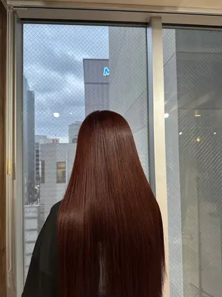 ロング カラー Y U  Iのヘアスタイル