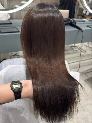 ミディアム カラー 立川/ブリーチ/ 髪質改善/西川翔真のヘアスタイル