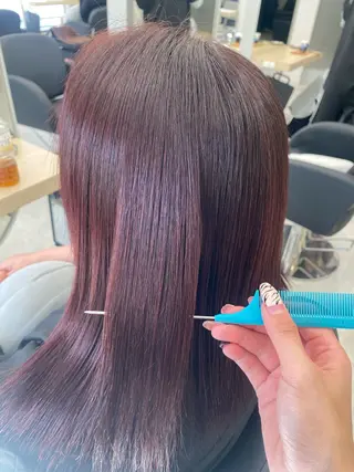 ミディアム カラー EIGHT's札幌 AiRIのヘアスタイル