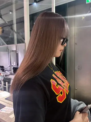 ロング カラー ayano/天神 ハイトーン/ブリーチのヘアスタイル