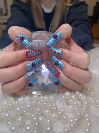 ネイル 💕鈴木ユリ パラジェル/オフ無料のネイルデザイン