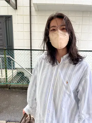 ロング メンズハイトーン/栄 /イトウタケルのヘアスタイル