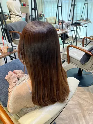 ロング 及川まき 　オリーブ グレージュカラー♪のヘアスタイル