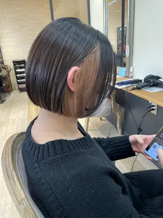 ショート 亀川蓮 Agu hairのヘアスタイル