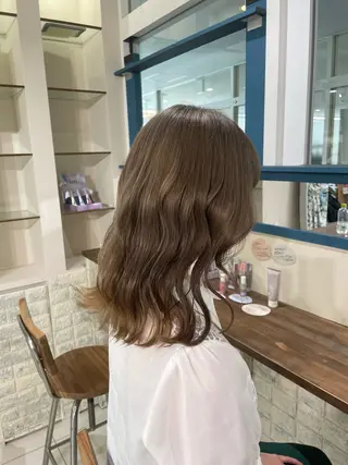 ミディアム luck みうのヘアスタイル