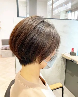ショート 水原 恵莉香のヘアスタイル