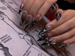 ロング 🖤スカルプ専門店 新宿・MR🖤のネイルデザイン