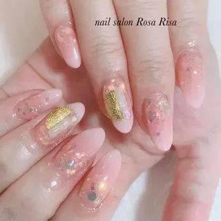 セミロング ネイル ネイルスタジオ シェイクユアハンズのネイルデザイン