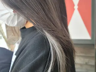 ロング カラー TIGRE大名所属・森岡 紗羽のヘアスタイル