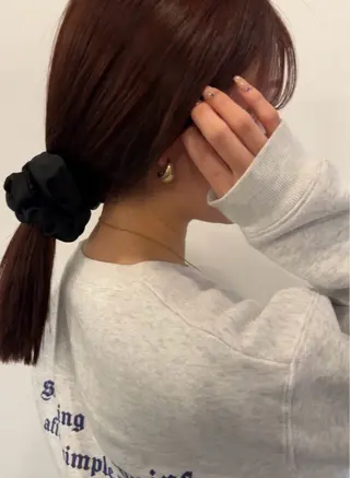 セミロング KOCHAB本山所属・三谷 はるなのヘアスタイル