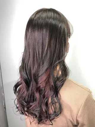 ロング カラー 髪質改善/縮毛矯正 レイヤー/松川匠のヘアスタイル
