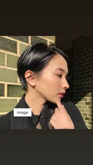 ショート AHNKISM所属・トレンド🌷 ボブ　パーマ🩰のヘアスタイル