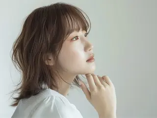 ミディアム 松尾 空唯希のヘアスタイル