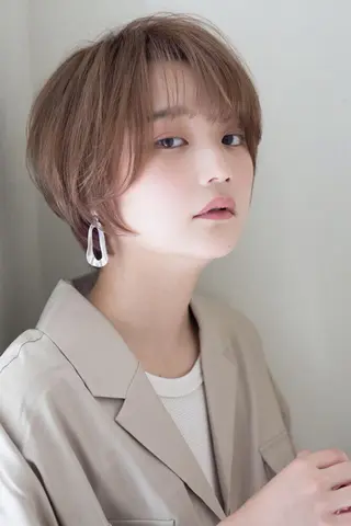 ショート カラー 似合わせ/小顔カット 🔷山方直也のヘアスタイル