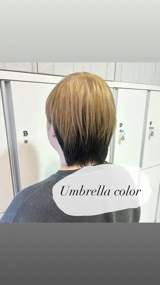 ショート カラー メンズ ミルクティーベージュ 暖色カラー/池田麻帆のヘアスタイル