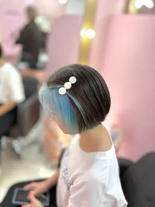 ショート カラー 甘ふわgirly🎀 ハイトーン🤍Ramのヘアスタイル