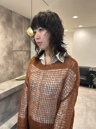 ミディアム パーマ lelu所属・lelu / 佐々木のヘアスタイル