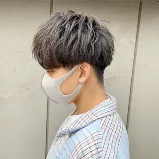 カラー パーマ メンズ 【渋谷メンズ特化】 🔥BLUCK🔥のヘアスタイル