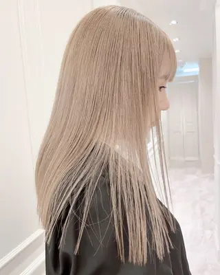 ロング カラー 🎀可愛くします💗 空きあり✨のヘアスタイル